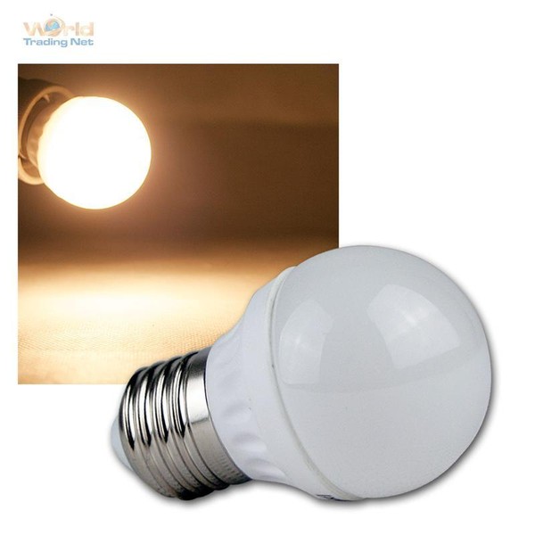 Led-Tropfen-Lampe E27 5W Warmweiß, 400Lm, Leuchtmittel, Birne E-27 GlüHbirne-image
