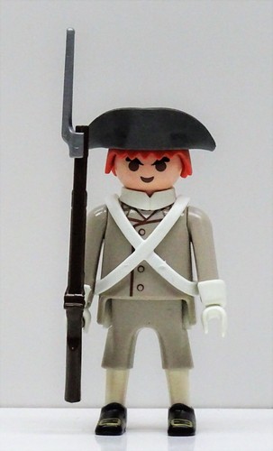 6 GARDE SOLDATEN GRAU PLAYMOBIL zu Franzosen Briten Continental Army Custom RAR - Picture 7 of 11
