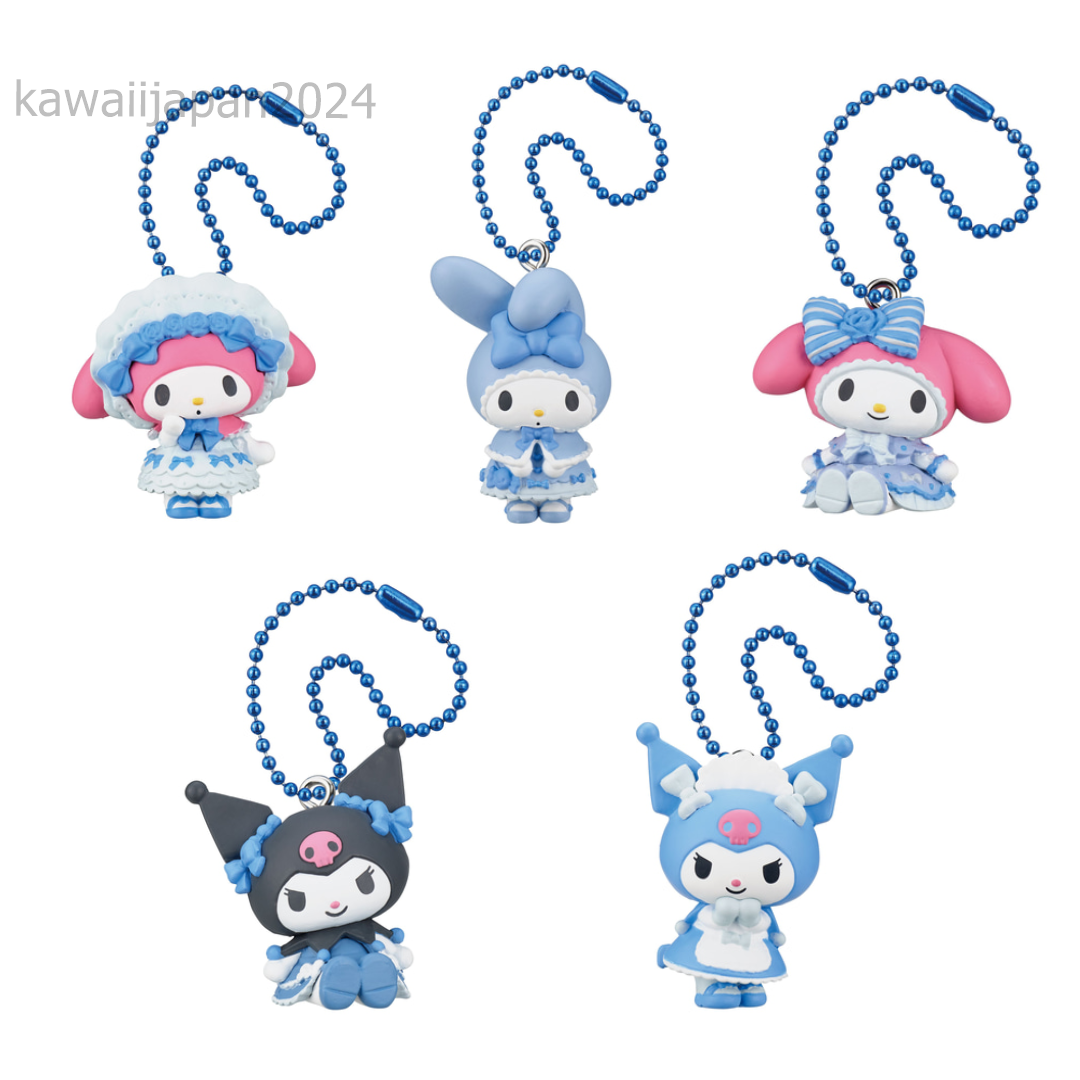 Sanrio Kuromi My Melody Sweet Lolita Keychain Figure Light