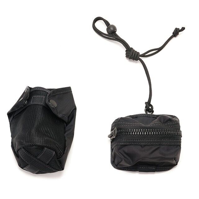 PORTER ALL WAIST BAG with POUCHES 502-05961 Black Beige 2 PORTER ALL WAIST BAG with POUCHES 502-05961 Black Beige 2