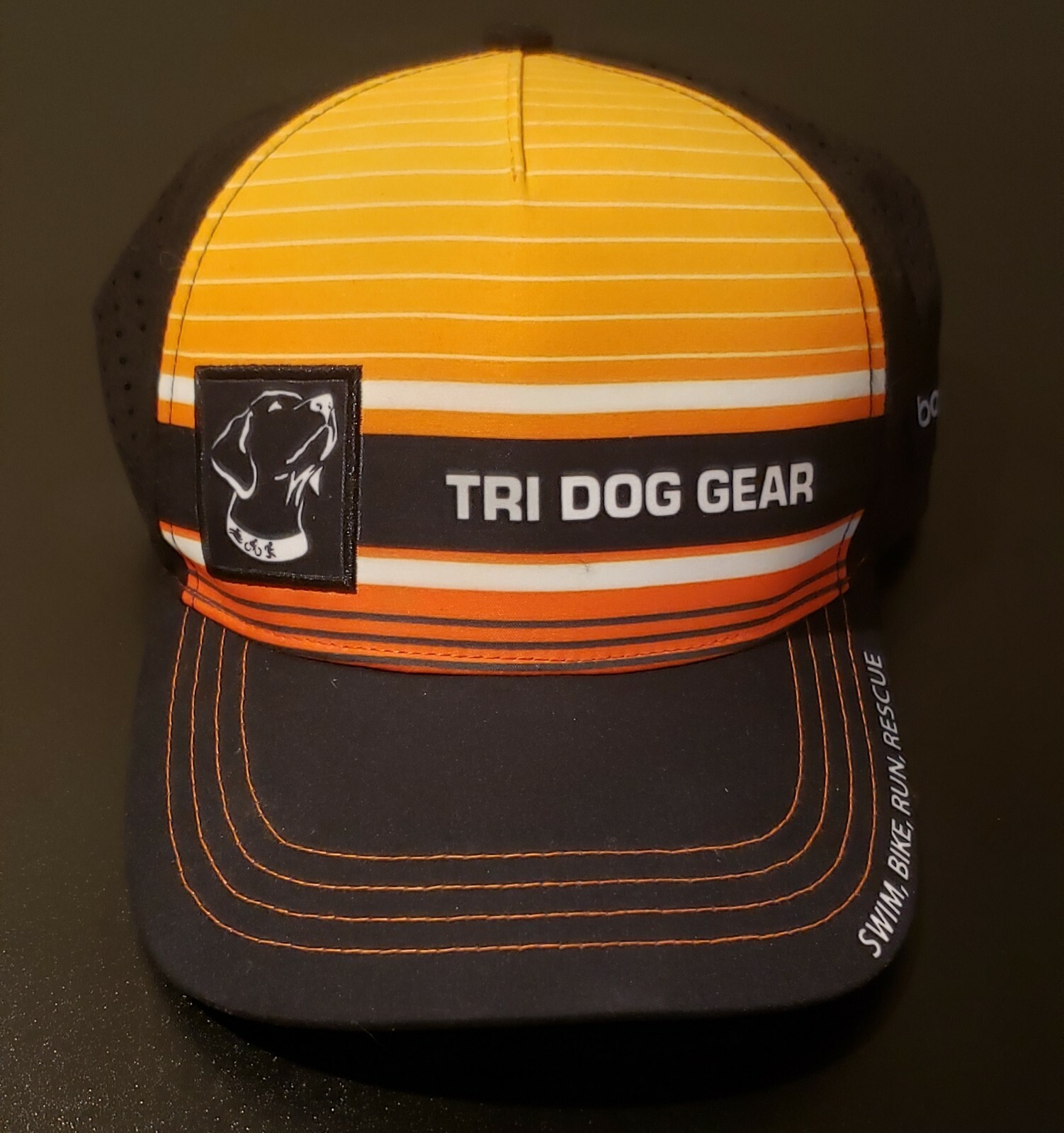 Triathlon BOCO GEAR Adjustable Strapback Hat Cap … - image 1