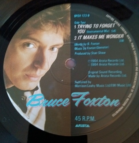 Bruce Foxton The Jam It Makes Me Wonder 2 Mixes b/w Trying To Forgot You UK 12" - Imagen 5 de 5