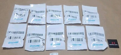 *BRAND NEW* [10] Fit-Line ME4-8N-1 Male Elbow 1/4'' x 1/2'' w/ PVDF Nut + Warranty