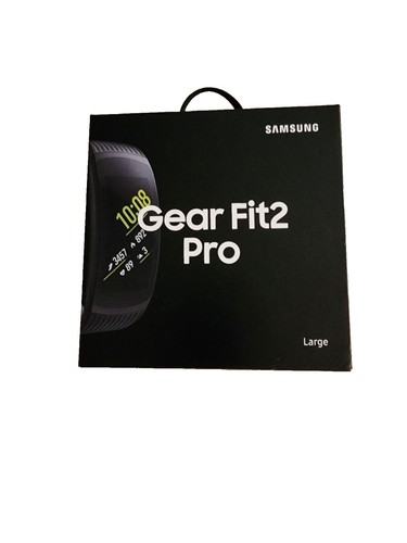 Samsung Gear Fit2 Pro R365 Fitness Smartwatch Large - Black & Red