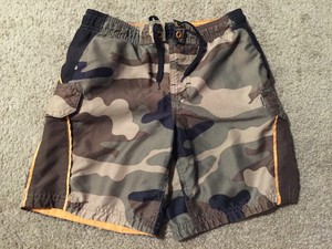 boys camo swim shorts