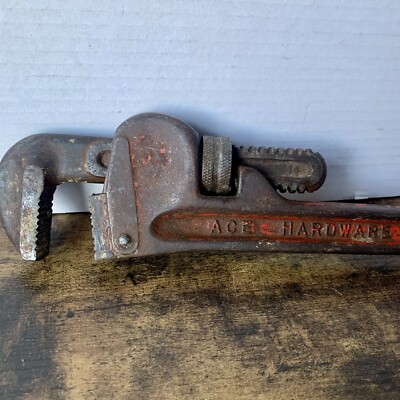 Vintage Ace Hardware Heavy Duty 14” Pipe Monkey Wrench No. 24527