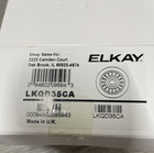Elkay LKQD35CA 3-1/2" Disposal Flange with Basket Strainer, Caviar