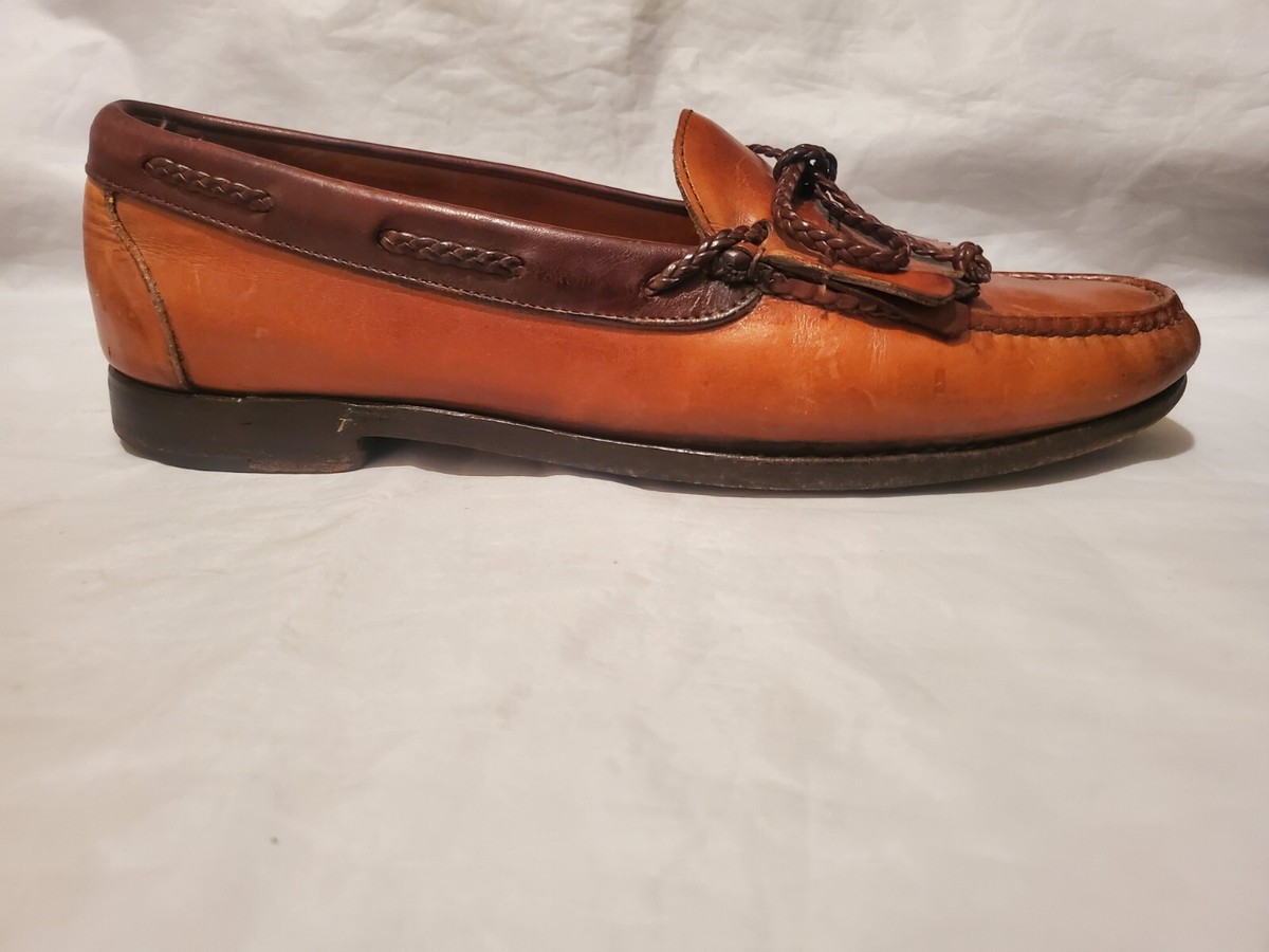 Allen Edmonds Woodstock Kiltie Tassle Loafer Leather Brown 