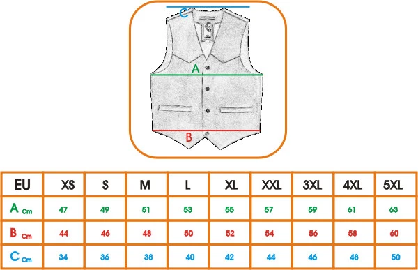 Gilet Motard Moto Style Chopper Custom Cuir Lacets Boutons Homme - Photo 3/3