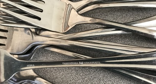 57 pc Imperial International Stainless Flatware Set Korea IMI11 - Picture 3 of 9