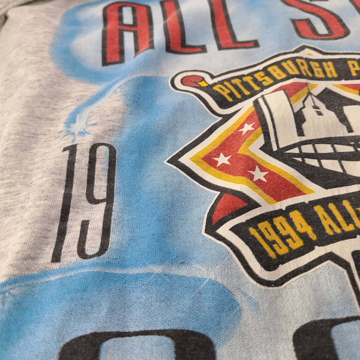 1994 MLB All Star Game Vintage T Shirt 1x Tall V Neck Super 