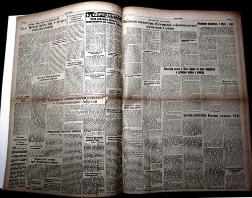 Axis Propaganda Newspaper Novo Vreme Yugoslavia WW2 - 第 3/12 張圖片