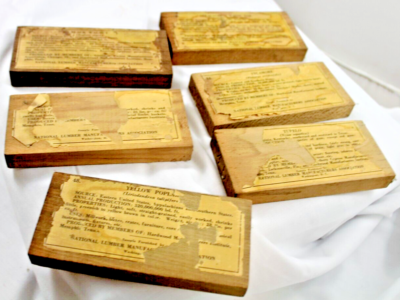 Vintage Commercial Woods of the United States 1-48 Sample Box Set