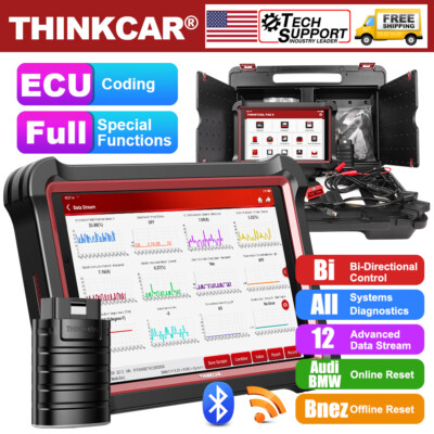 THINKCAR THINKTOOL PAD8 Car Diagnostic Tool Bidirectional Scanner ECU KEY Coding