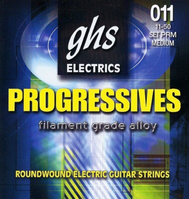 GHS PRM Progressives Electric Guitar Strings;  gauges 11-50