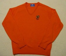 Champion Vintage V-neck Sweater Illinois Region Made in USA size Large