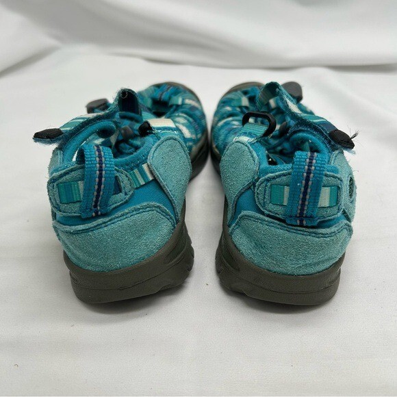 Scarpe sandali sportivi Keen Strap 1009960 giovani blu turchese verde acqua taglia 12 unisex