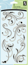 Inkadinkado Dot Flourish Clear Stamps 97634