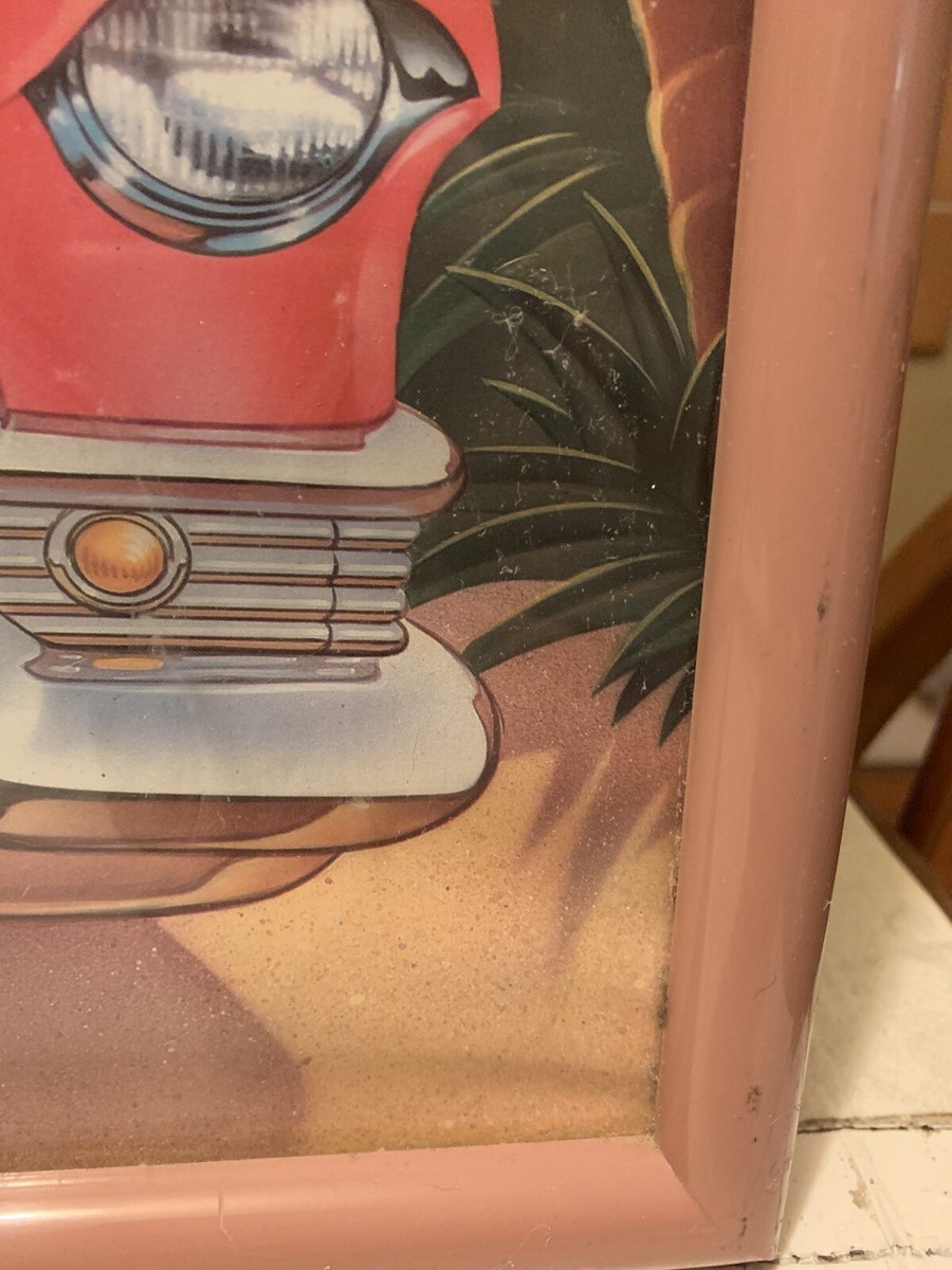 vintage pink cadillac Mickey Mouse original generations poster