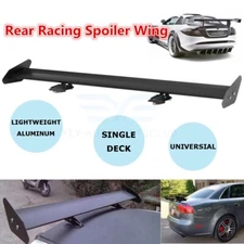 Universal Rear Trunk Spoiler Racing Wing Aluminum GT Style Racing Sporty Protect
