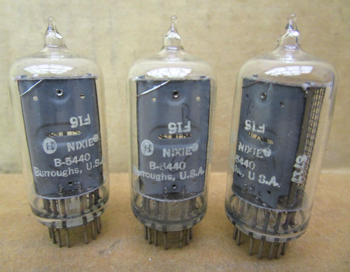 Nixie B-5440 Tube 705800-105 Lot of 3 Pieces 51355LR