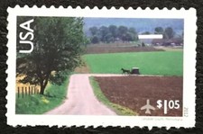 Scott #C150 2012, $1,05, correo aéreo - Lancaster County, Pensilvania - único - como nuevo casi nuevo