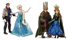 Elsa Hans Doll Anna Kristoff Disney Fairytale Designer Set Frozen Villains 2 Lot