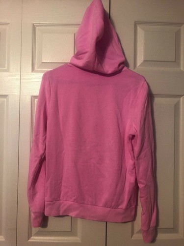 Victoria's Secret PINK Solid Pink Everyday Lounge Perfect Full Zip Script Logo S - Picture 7 of 8