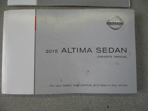 NISSAN ALTIMA OWNERS MANUAL 2015 YEAR MODEL - Bild 2 von 9