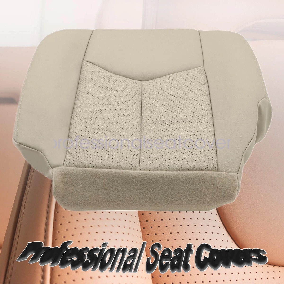 Fits 2003 2006 Cadillac Escalade Driver Bottom Perforated Leather