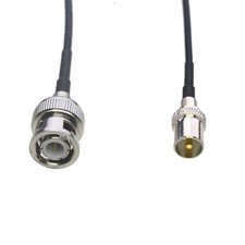 RF Cable BNC male to DVB-T TV IEC PAL plug RG316 6" 10FT pigtail radio antenna