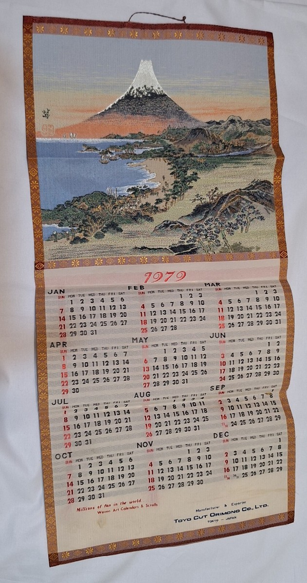 calendar tapestry Manufacturer & exporter of Toyo Cut Orimono