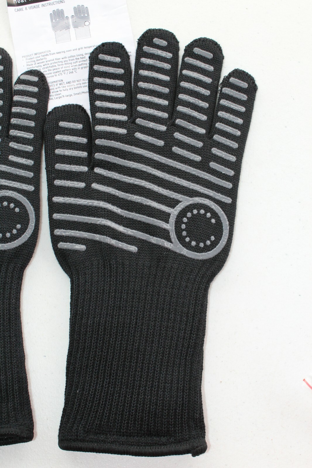 Curtis Stone Heat Resistant Gloves Oven Grill Mitt Fabric Silicone