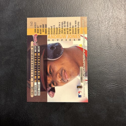 Cns 1997 Pinnacle #163 Andruw Jones Atlanta Braves