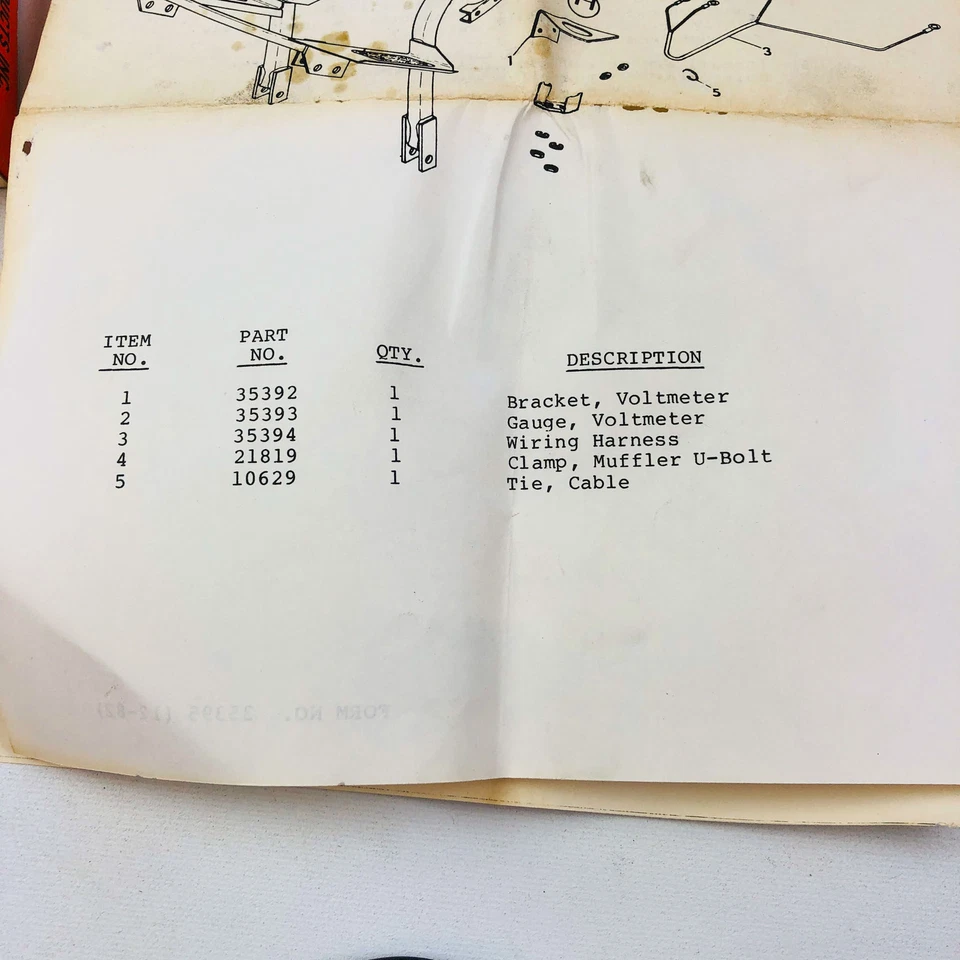 Kit Voltímetro Gravely 35391 Para Unidades de Potencia Pro Master 35393 Calibre 35394 Arnés Foto 3 de 4