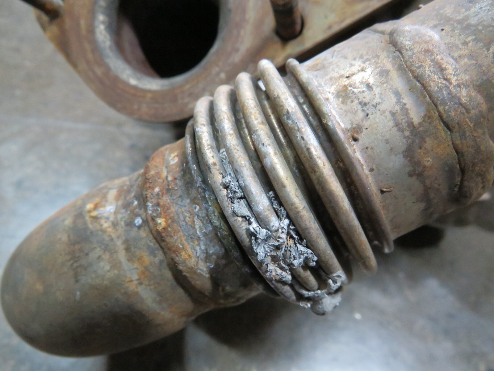 Ferrari F430 Scuderia, LH, Left, Tail Pipe, Fire Damage, Used, P/N 237819