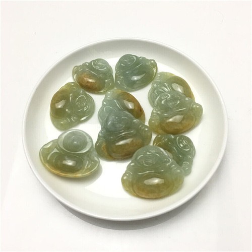 1pcs Real Grade A Natural Jade Green Jade Jadeite Women Bless Buddha Pendant - Picture 7 of 7
