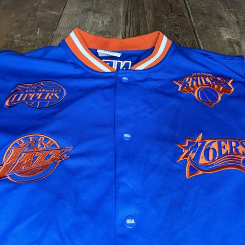 Giacca da tiro NBA All Team Logo Unico Uomo 3XL Warm Up Knicks Colori Patch - Foto 4 di 8