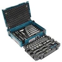 Makita Werkzeug-Set 120-Tlg Makpac Gr.1 E-08713 Ratsche NüSse SchlüSsel Bits Usw