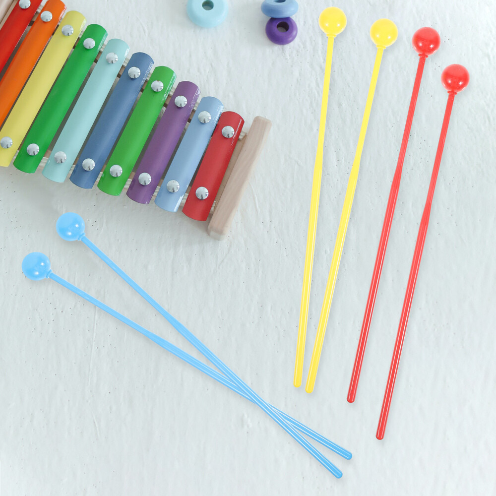 3 Pairs Children's Drumsticks Plastic Toddler Marimba Instrument eBay