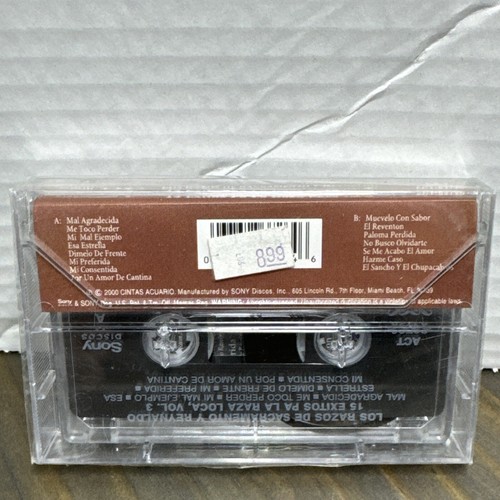 Los Razos de Sacramento Y Reynaldo 15 EXITOS Pa La Raza Loca Cassette New Sealed - Imagen 2 de 4