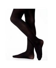Baryshnikov 3409 Girl's Size C 9-10 Black Footed Tights