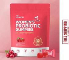 VivoNu Vaginal Women Probiotic Feminine Balance pH Gummies for Healthy Odor Y...