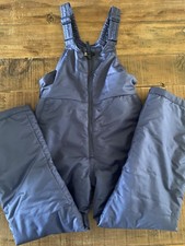 All in Motion Unisex Kid's Snow Pants Bib Overall Style Navy, Medium 8-10 