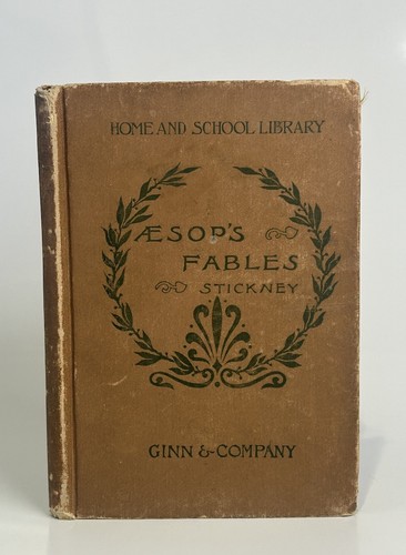 Aesops Fabeln von J.H. Stickney 1894 Ausgabe HC Buch