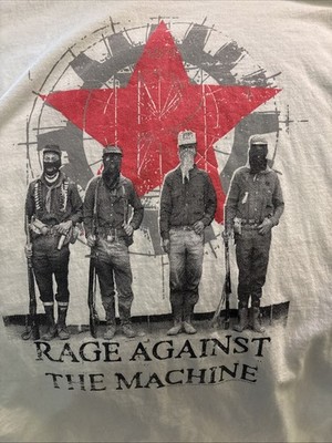 Vintage Rage Against The Machine Shirt EZLN Zapatistas 2008 Y2K