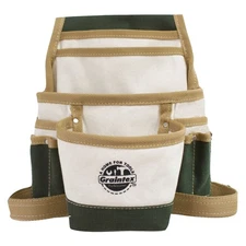 CS1829 10 Pocket Nail & Tool Pouch, White