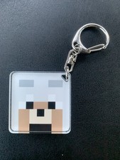 Minecraft Wilk (lub owca?) Brelok wisiorek japoński akryl