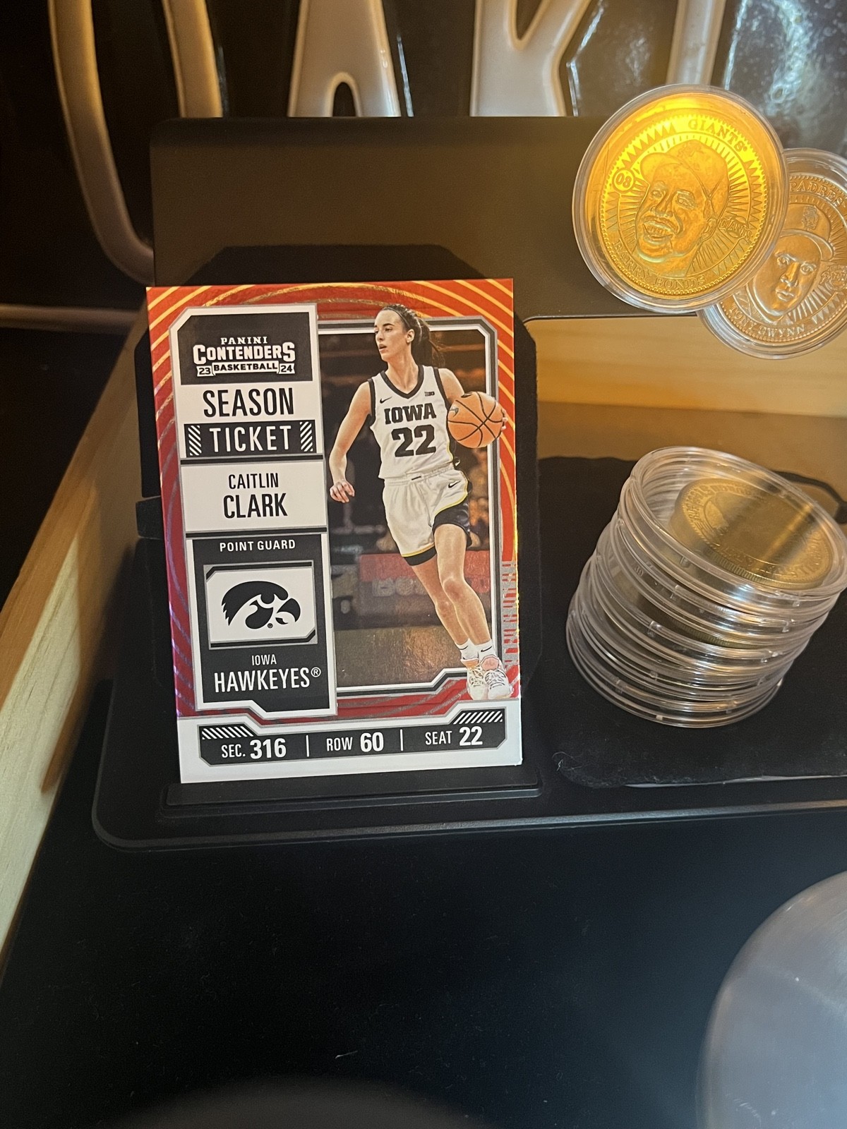 2024 Panini Caitlin Clark Collection - College Contenders Caitlin Clark #CC3...