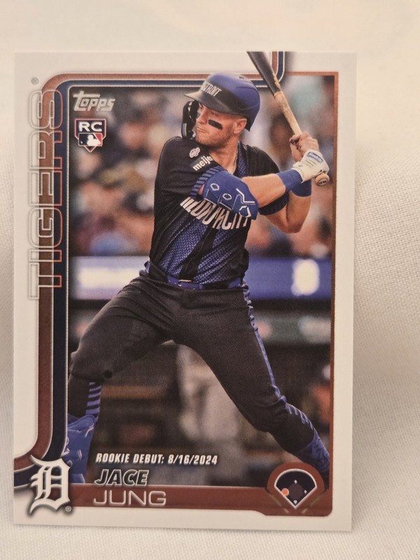 2025 Topps Update Series - Rookie Debut Jace Jung #US93 (RC)
